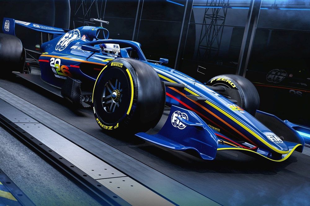 Concepto de coche de la F&oacute;rmula 1 de 2026