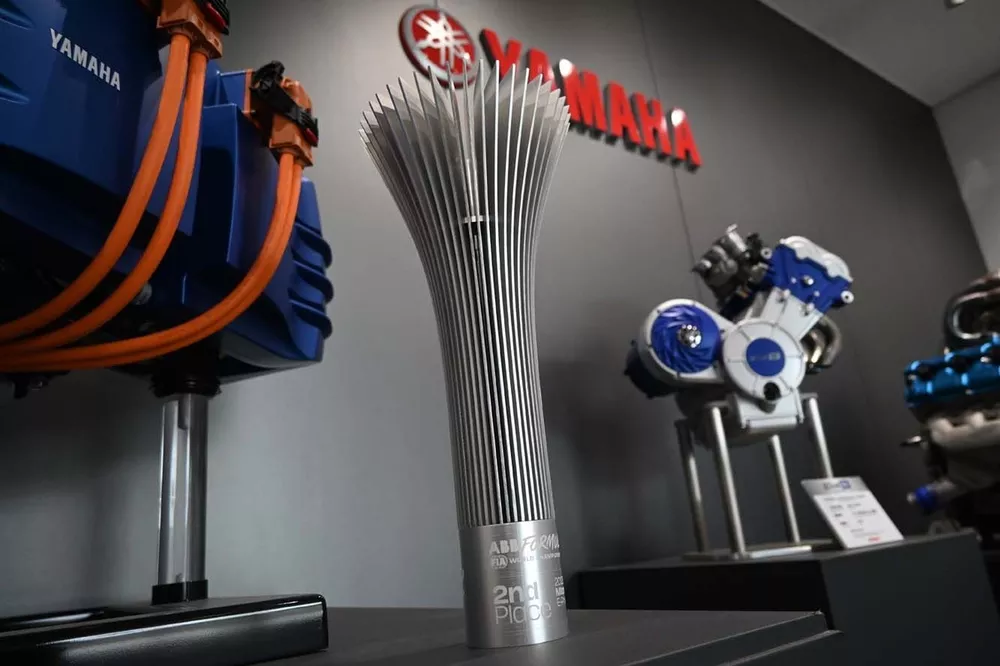 Trophy from Miami E-Prix,   Yamaha Factory