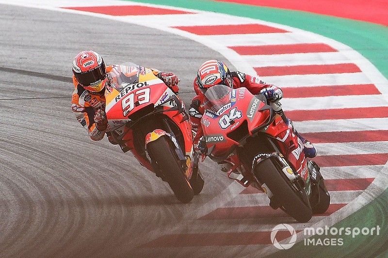 Andrea Dovizioso, Ducati Team, Marc M&aacute;rquez, Repsol Honda Team
