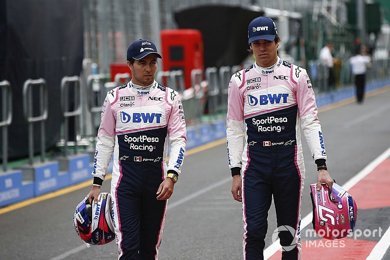 Pérez espera no tener conflictos con Stroll