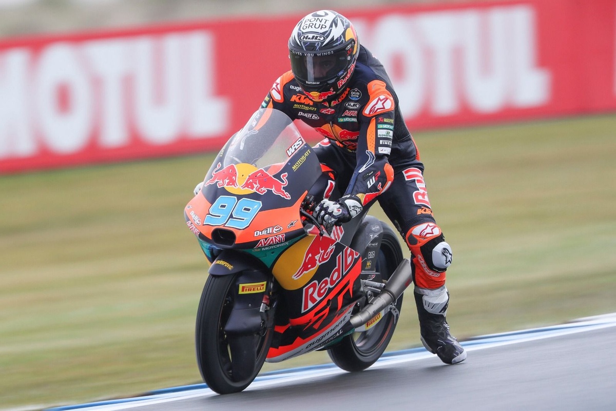 Moto3オランダ決勝｜ルエダがポールトゥウィンで今季6勝目。赤旗による