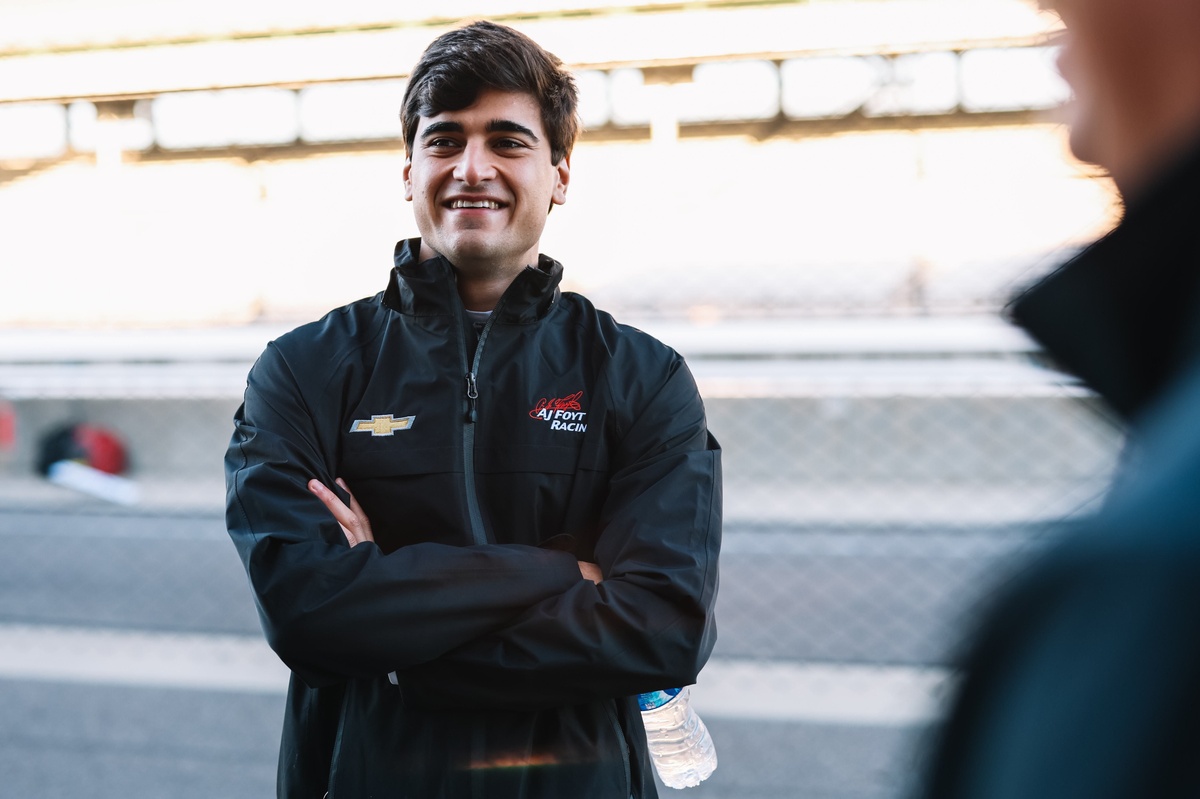 Caio Collet realiza novo teste com AJ Foyt em Indianapolis Caio Collet realiza novo teste com AJ Foyt em Indianapolis