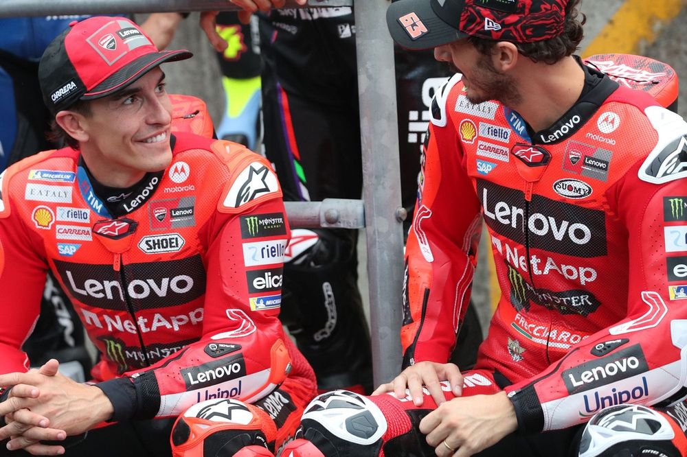 Francesco Bagnaia, Ducati Team, Marc Márquez, Ducati Team