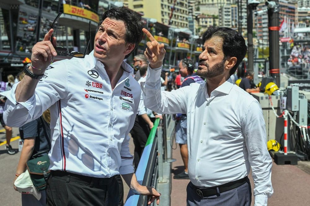 Toto Wolff, Mercedes, Mohammed Ben Sulayem, Presidente de la FIA