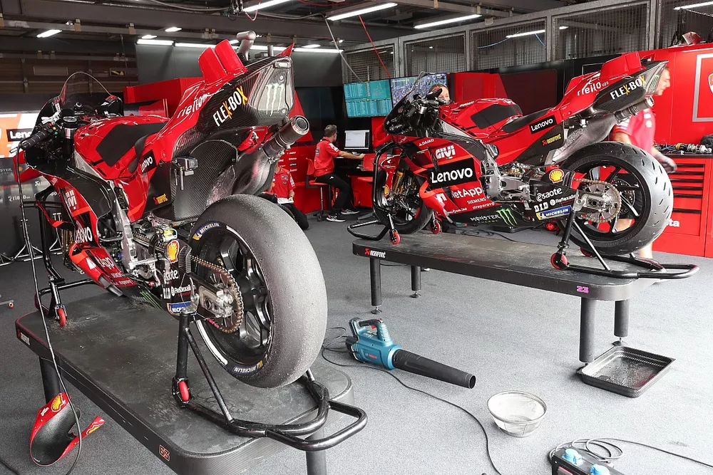 Detalle de la moto Ducati