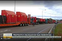 F1: Ferrari &eacute; parada por bloqueio de caminhoneiros rumo a Interlagos; equipes 'driblam' movimento