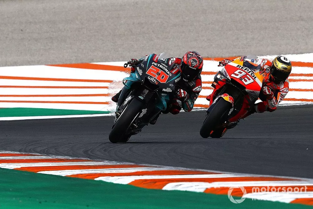 Fabio Quartararo, Petronas Yamaha SRT, Marc Marquez, Repsol Honda Team