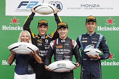 Monza F2: Makino takes shock maiden win from 14th