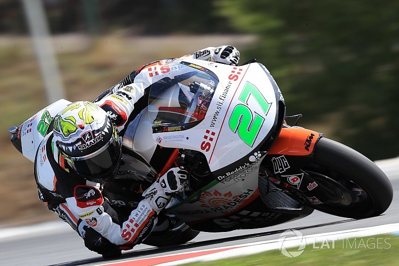Moto2, Valencia, Libere 2: Lecuona si conferma sul bagnato, Baldassarri è terzo