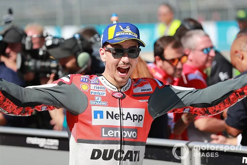 Ganador de la pole Jorge Lorenzo, Ducati Team