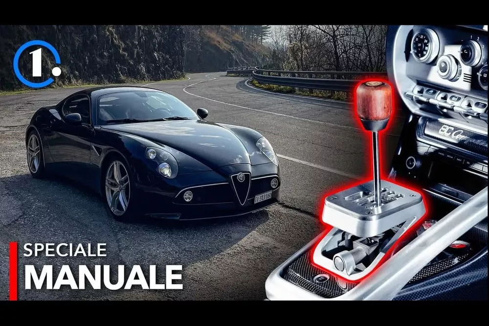 Alfa 8C Prova Cambio Manuale