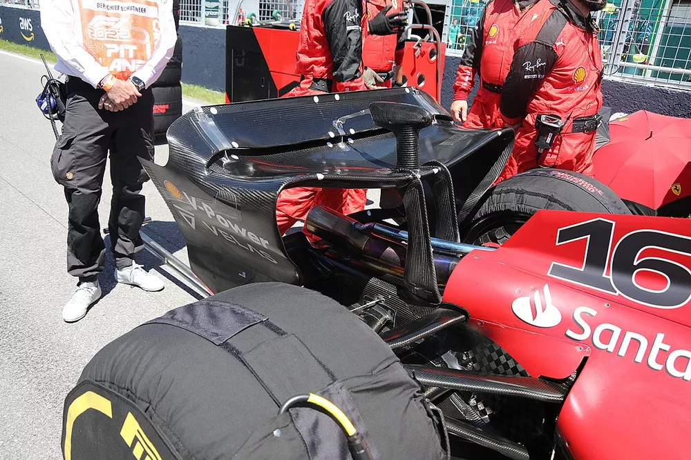 Ferrari F1-75 detail