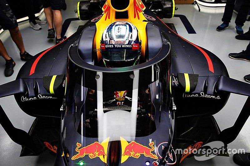Daniel Ricciardo - Sistema de proteção de cockpit - Red Bull Racing RB12