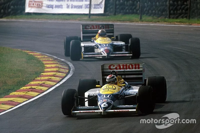 Nelson Piquet, Williams FW11, Nigel Mansell, Williams FW11