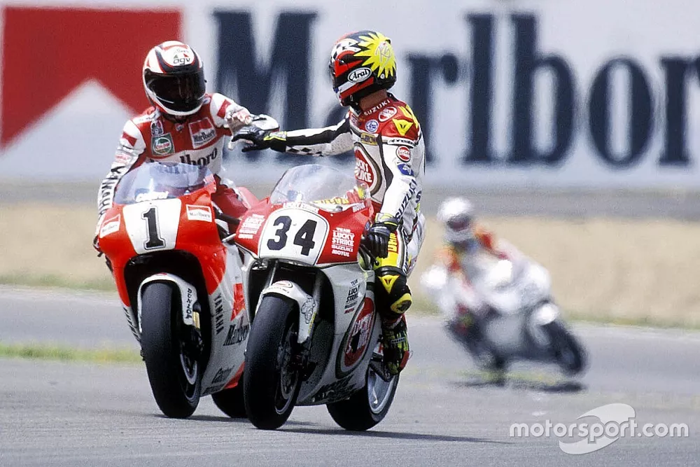 Wayne Rainey, Yamaha, Kevin Schwantz, Suzuki