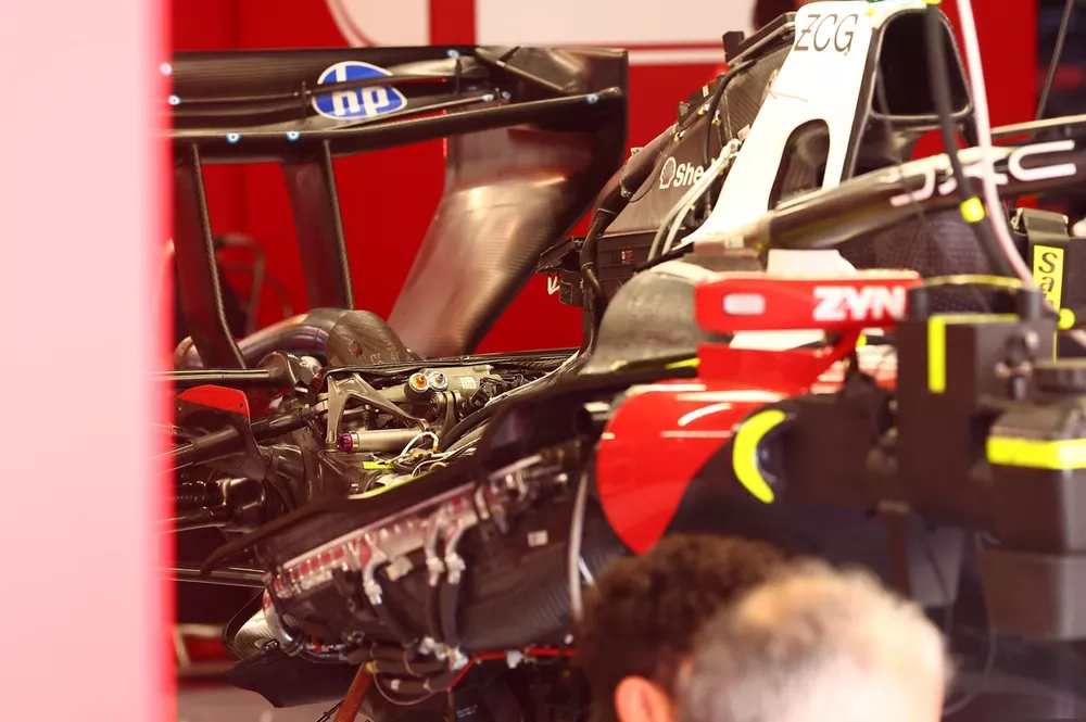 Detalle t&eacute;cnico del Ferrari SF-26