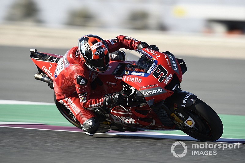 Qatar MotoGP: Petrucci leads Marquez in warm-up