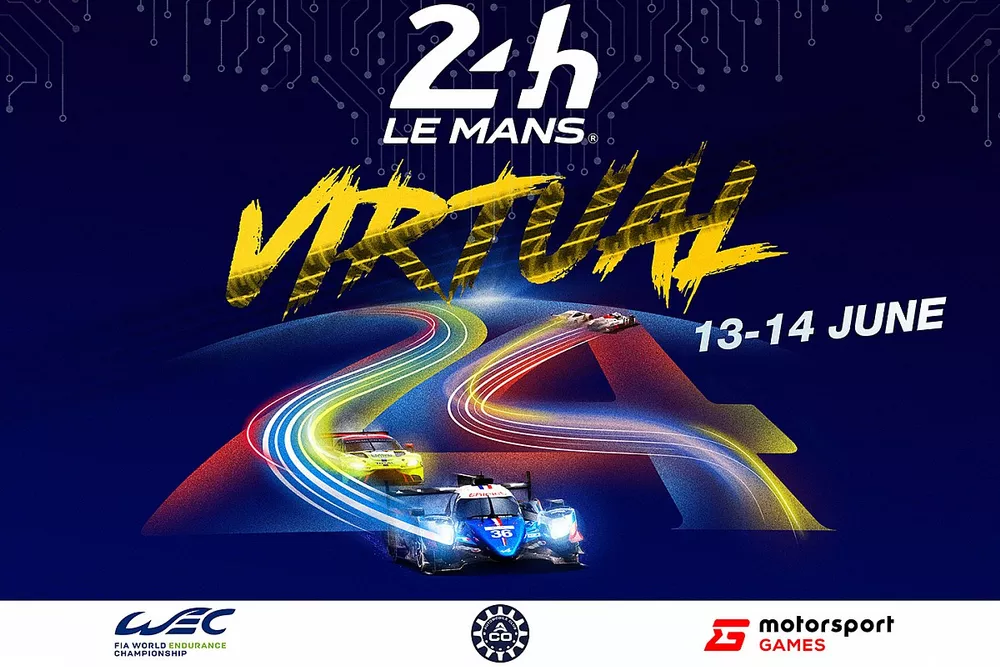 Virtuele Le Mans-poster