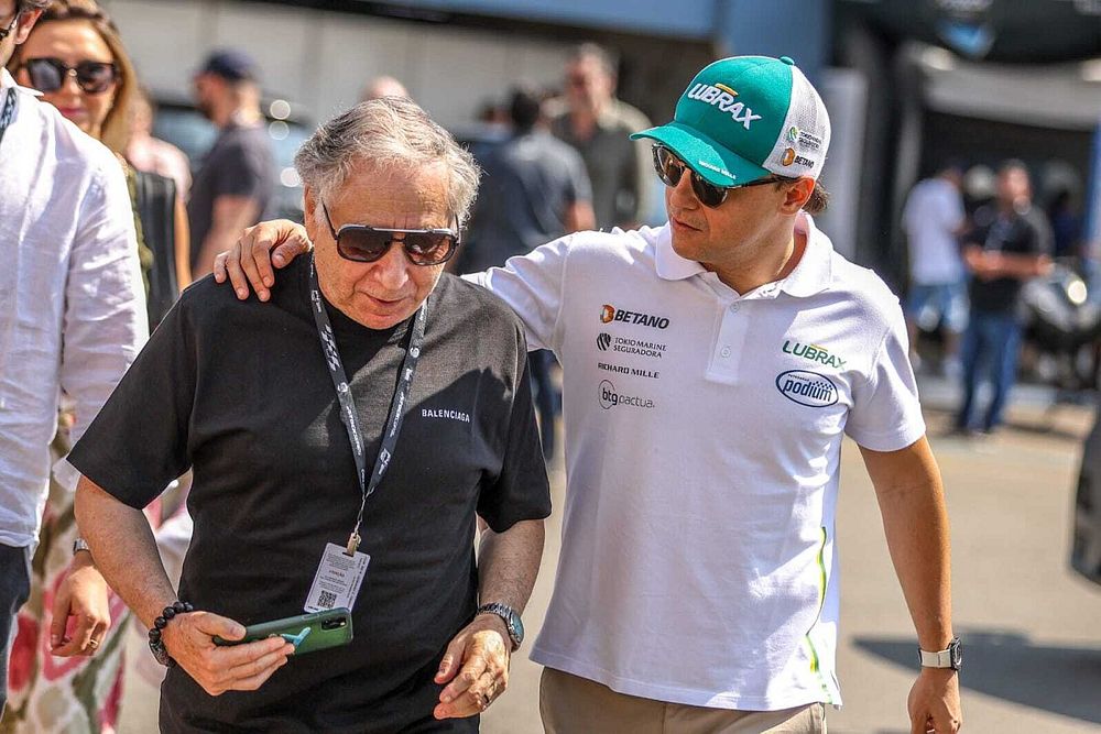 Jean Todt e Felipe Massa em Goiânia