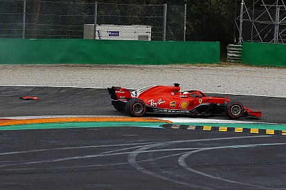 Vettel says Hamilton left no room in first-lap clash