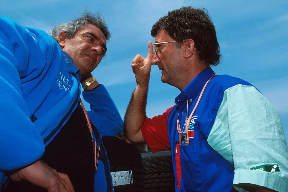 Flavio Briatore et Eddie Jordan 