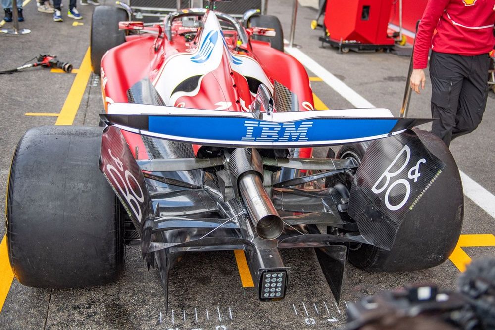 Detalle t&eacute;cnico del Ferrari SF-25