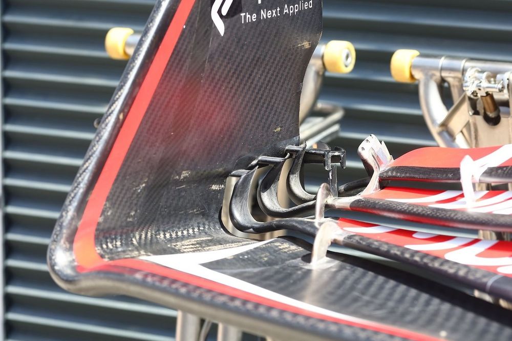 Detalle t&eacute;cnico del Haas VF-25