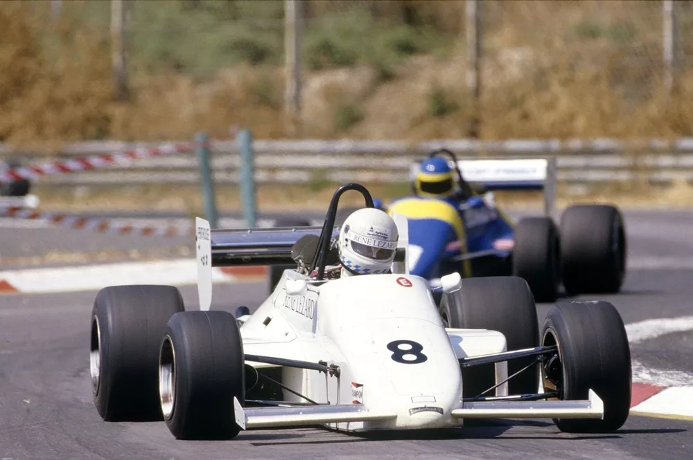 Christian Danner, March 85B-Cosworth, Tomas Kaiser, March 85B-Cosworth