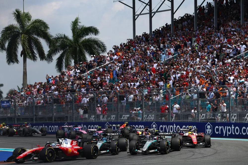 Charles Leclerc, Ferrari, George Russell, Mercedes, Andrea Kimi Antonelli, Mercedes