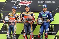 Márquez cambió antes y dominó en Brno