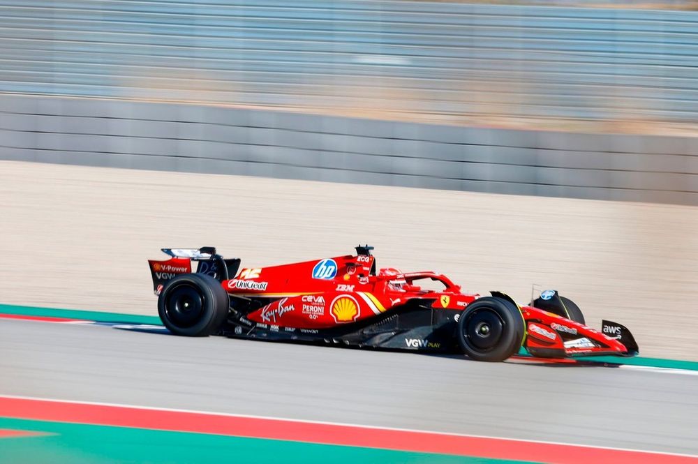 Charles Leclerc, Ferrari SF-24 during Pirelli test