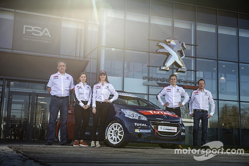 Peugeot Sport ancora coi giovani nell'ERC: ecco Catie Munnings e Yohan Rossel