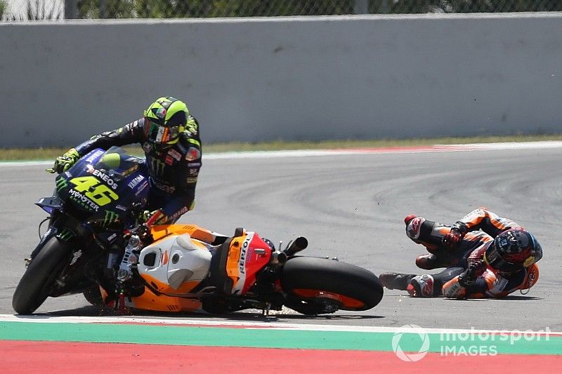 Jorge Lorenzo, Repsol Honda Team crash