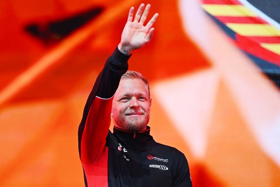 Kevin Magnussen, Haas F1 Team, during the fan forum