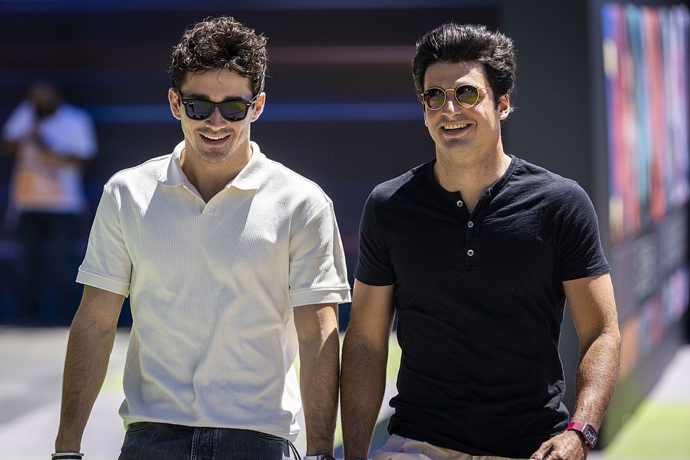 Charles Leclerc, Scuderia Ferrari, Carlos Sainz 