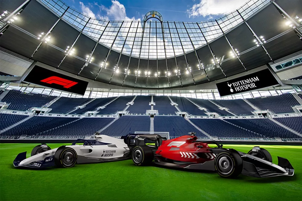 F1 partners Premier League club Spurs