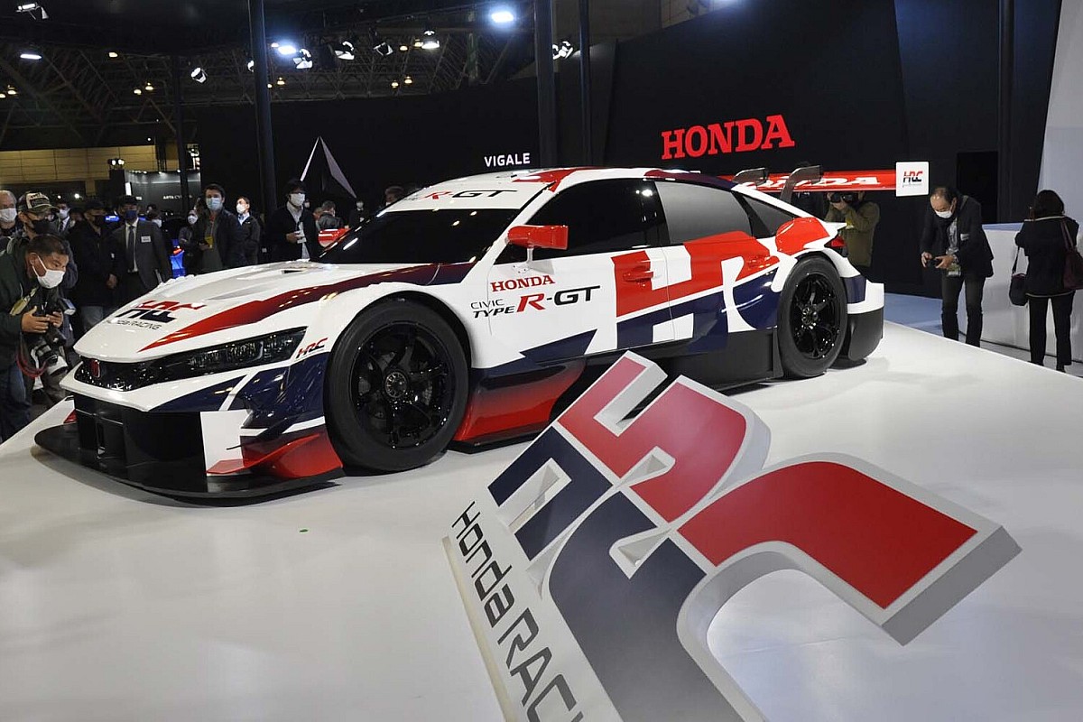 GT500マシン ホンダの次期GT500マシン”シビック・タイプR-GT”。その最大の