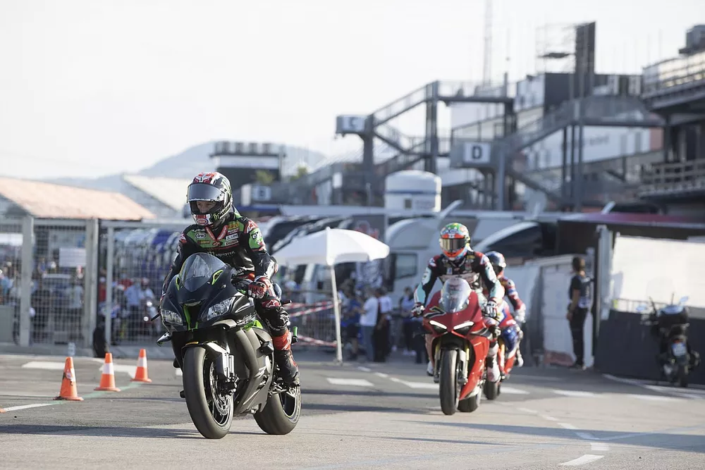 Jonathan Rea, Kawasaki Racing Team WorldSBK on MWC square Inauguration