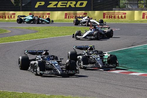 Russell y su lucha con Hamilton en Jap&oacute;n: "no hay resentimientos"