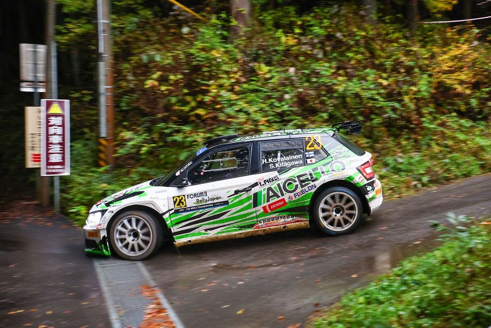 Heikki Kovalainen, Sae Kitagawa, Skoda Fabia Rally2