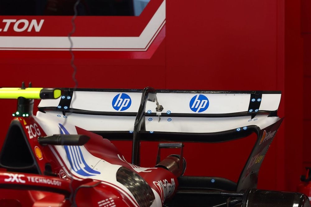 Detalle técnico del Ferrari SF-25