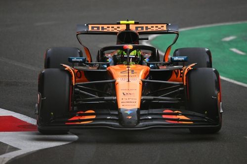 F1: Norris comanda último treino livre do Azerbaijão; Bortoleto é 18º