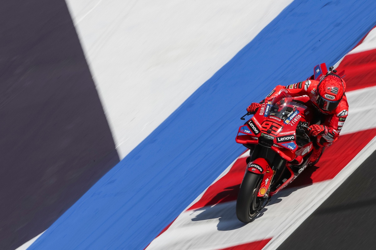 Essais - Márquez leader, Bagnaia retrouve la Q2, les Français la manquent