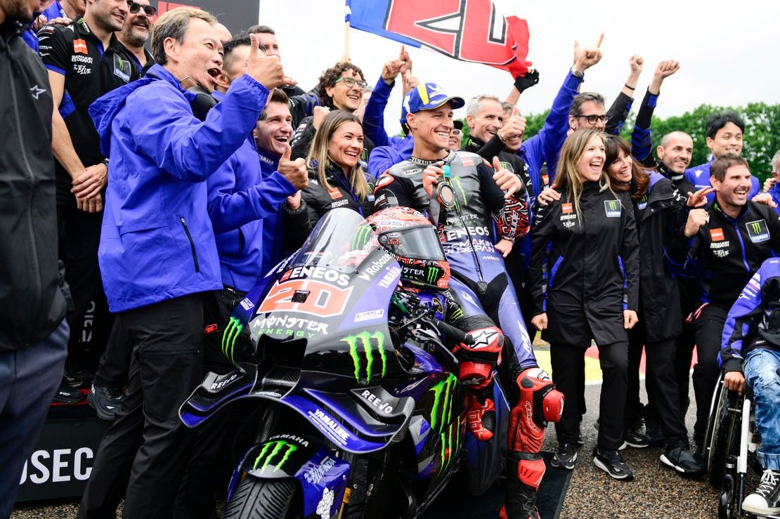 MotoGP | La pioggia esalta Quartararo: "Podio inatteso, ho fatto la differenza in frenata"