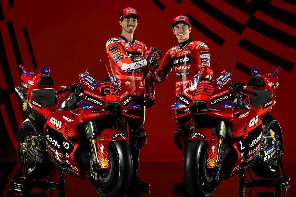 Francesco Bagnaia, Ducati Team, Marc Marquez, Ducati Team