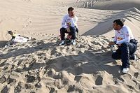 El copiloto de Loeb se fracturó el coxis