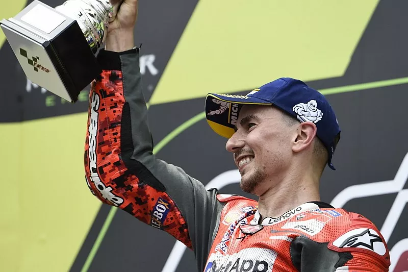 Podio: Jorge Lorenzo, Ducati Team