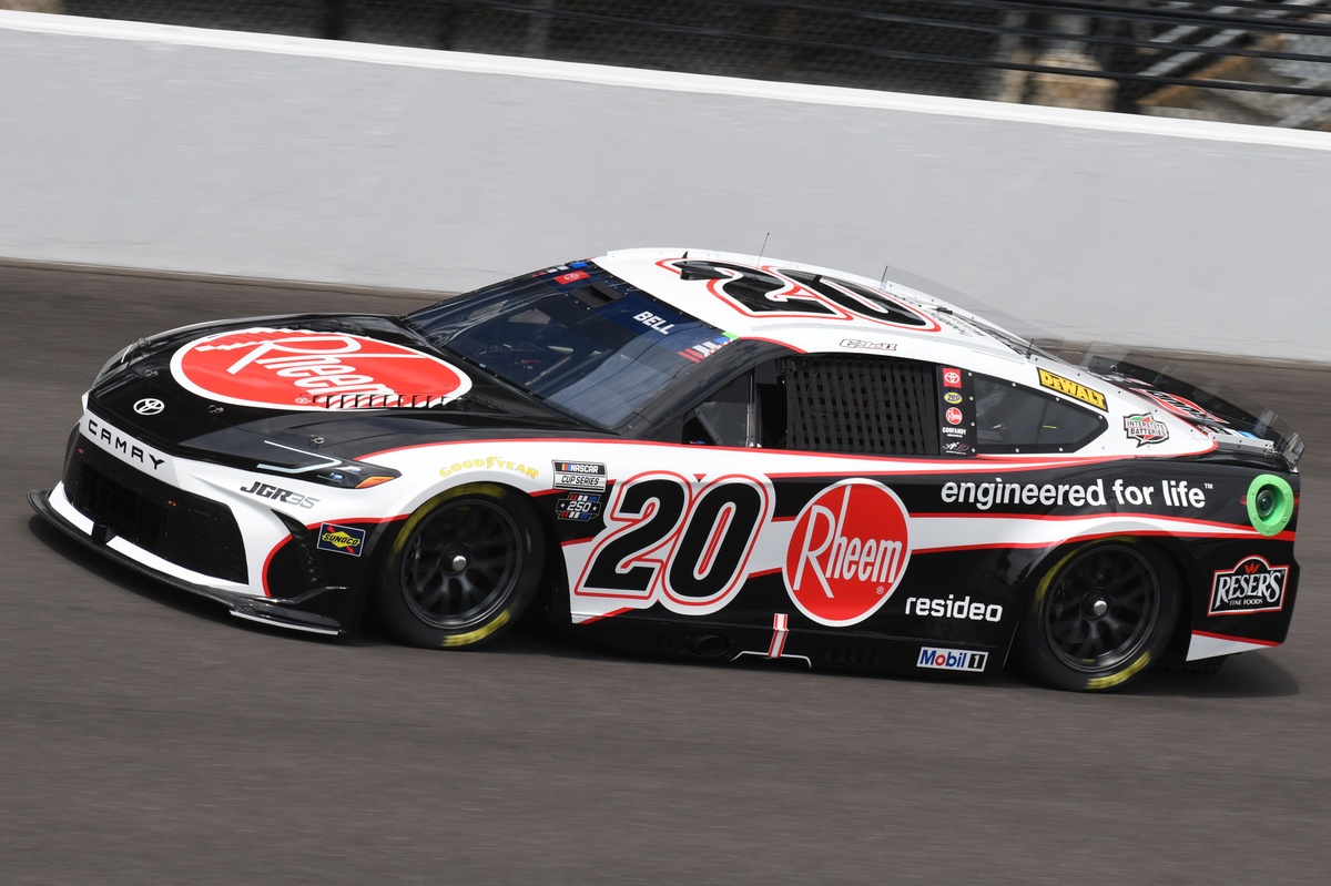 Christopher Bell leads Brickyard 400 practice; Bubba Wallace and SVG hit wall