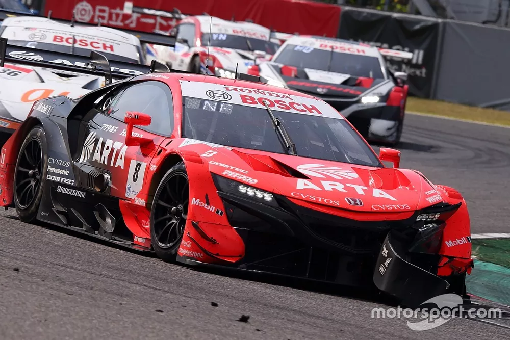 #8 Autobacs Racing Team Aguri Honda NSX-GT: Tomoki Nojiri, Nirei Fukuzumi
