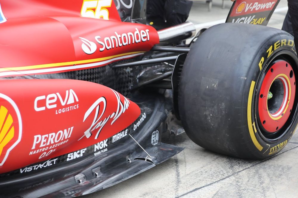 Detalle t&eacute;cnico del Ferrari SF-24 